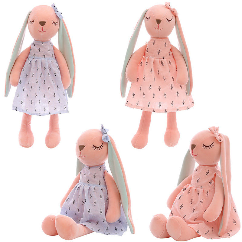 Peluche suave en forma de conejo para bebés y niños