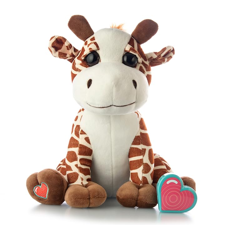Peluche con grabadora de voz digital MBHB con grabadora de 20 segundos para capturar los sonidos del latido del bebé. Jirafa