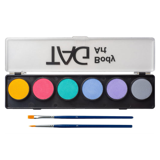 Pintura facial y corporal TAG - Paleta de tonos pastel 6 x 10 g