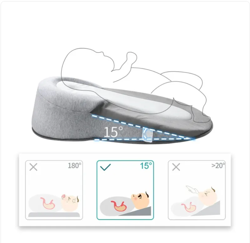 Almohada para bebé anti-vómito