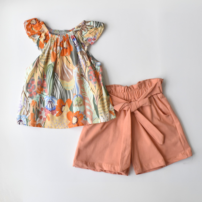 Conjunto casual para niñas Botanic Beauty