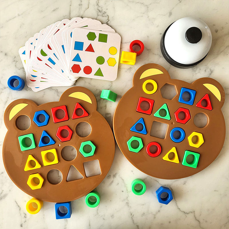Juego de correspondencia de formas Montessori