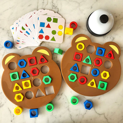 Juego de correspondencia de formas Montessori