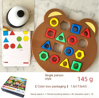 Juego de correspondencia de formas Montessori