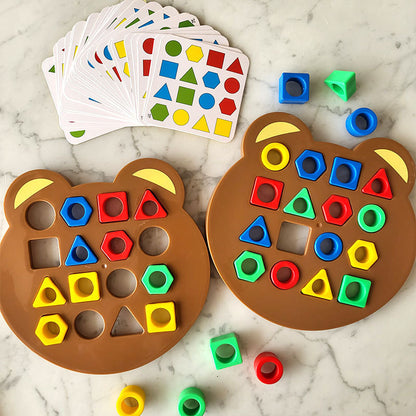 Juego de correspondencia de formas Montessori