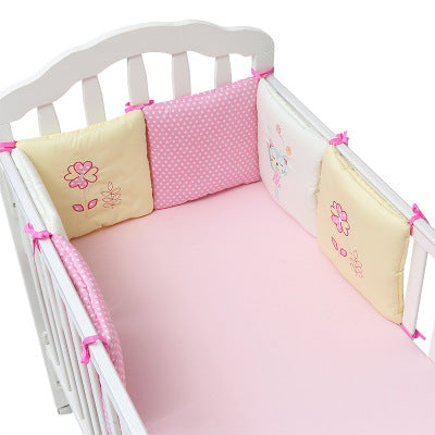 Juego de ropa de cama para bebé Yuanai Fairy Tale con protector de algodón