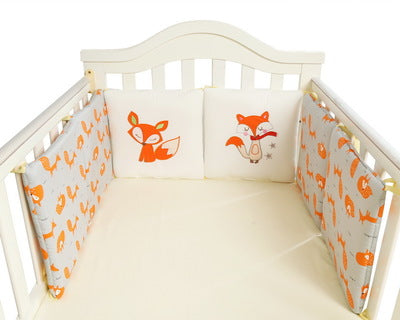 Juego de ropa de cama para bebé Yuanai Fairy Tale con protector de algodón