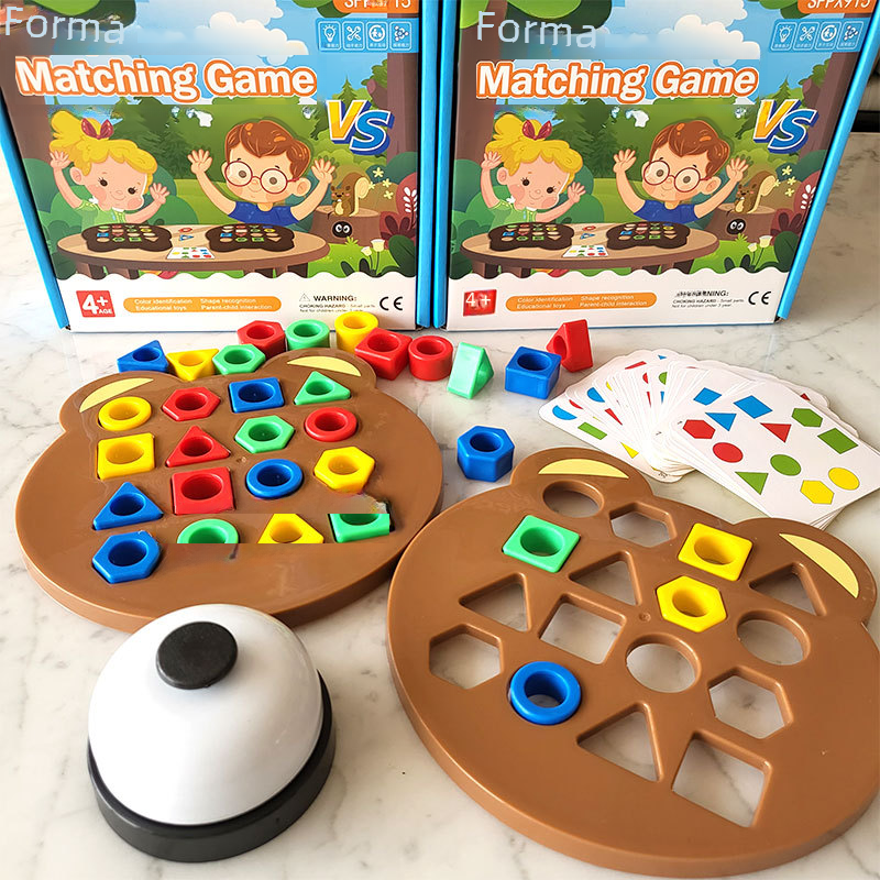 Juego de correspondencia de formas Montessori