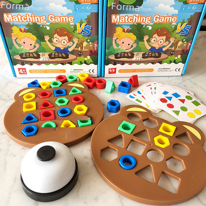 Juego de correspondencia de formas Montessori