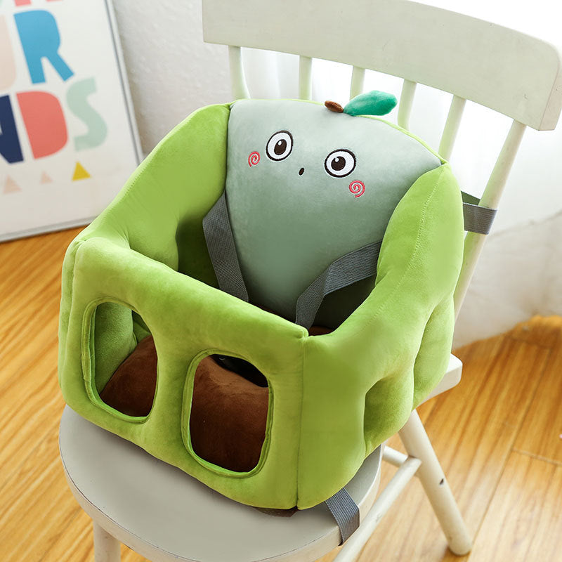 Silla de comedor para bebés portátil y multifuncional con dibujos animados