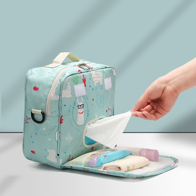 Bolsa de almacenamiento portátil grande para pañales de bebé