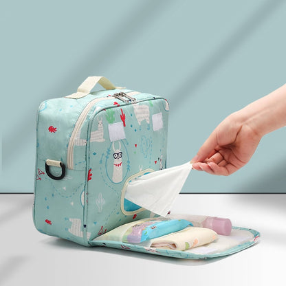 Bolsa de almacenamiento portátil grande para pañales de bebé