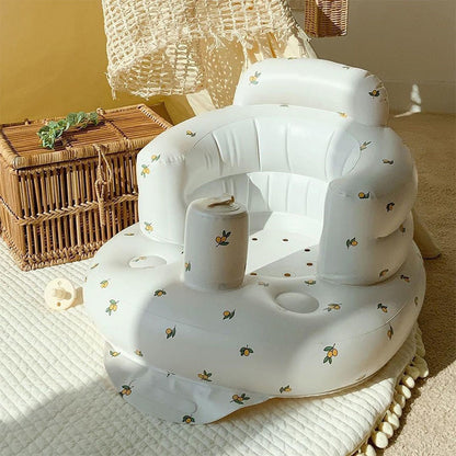 Silla inflable para bebé para comer y bañarse