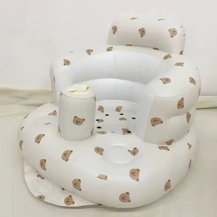 Silla inflable para bebé para comer y bañarse