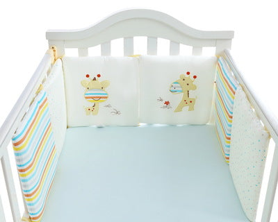 Juego de ropa de cama para bebé Yuanai Fairy Tale con protector de algodón