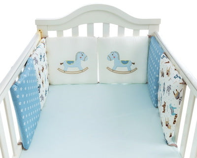 Juego de ropa de cama para bebé Yuanai Fairy Tale con protector de algodón