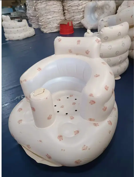 Silla inflable para bebé para comer y bañarse