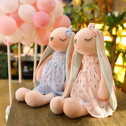 Peluche suave en forma de conejo para bebés y niños