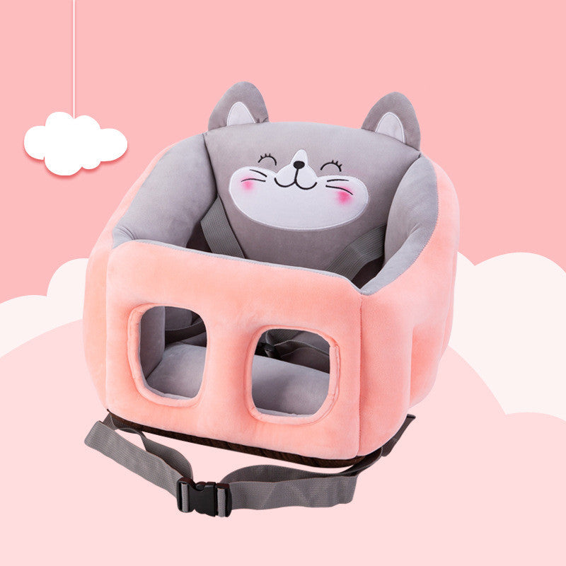 Silla de comedor para bebés portátil y multifuncional con dibujos animados