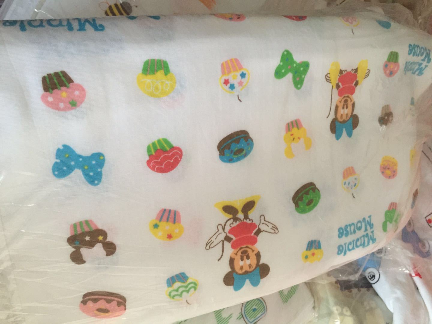 Toalla de baño para bebé con estampado de dibujos animados de doble capa