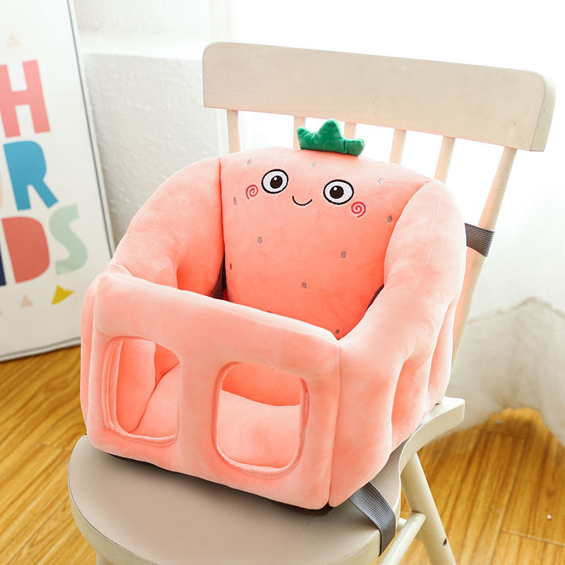 Silla de comedor para bebés portátil y multifuncional con dibujos animados