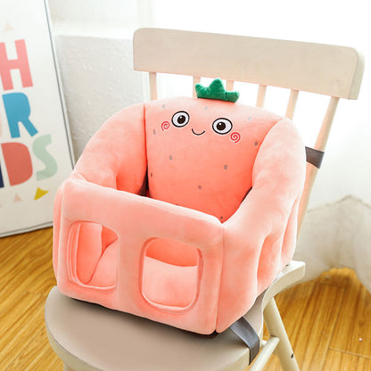 Silla de comedor para bebés portátil y multifuncional con dibujos animados