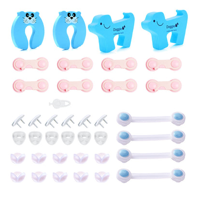 Set de Seguridad Infantil TC20 con Cerraduras y Cubiertas Protectoras