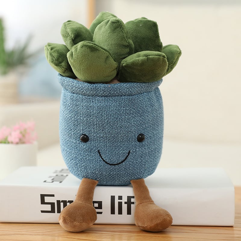 Decoración de planta de peluche Tulipán sonriente