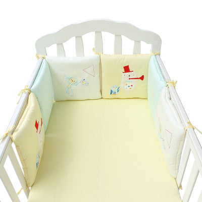 Juego de ropa de cama para bebé Yuanai Fairy Tale con protector de algodón