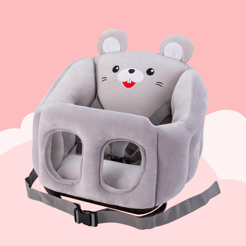 Silla de comedor para bebés portátil y multifuncional con dibujos animados