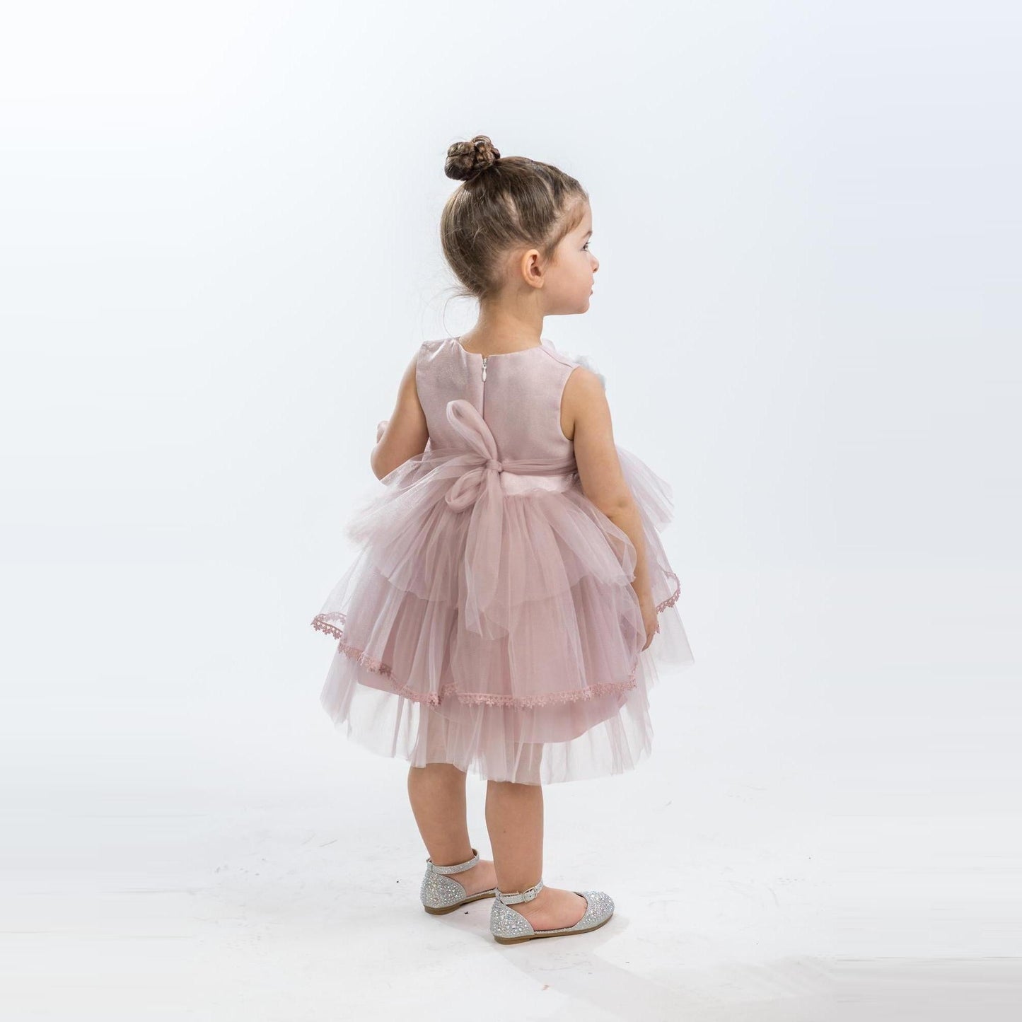 Vestido formal de niña con volantes Ariana
