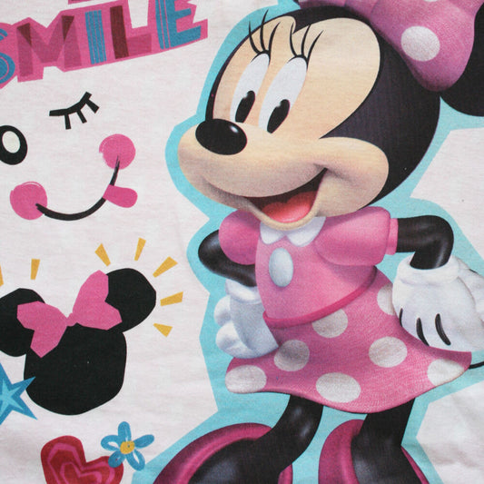Pijama infantil largo y fino de algodón - Minnie Mouse - Jersey - rosa claro - 98