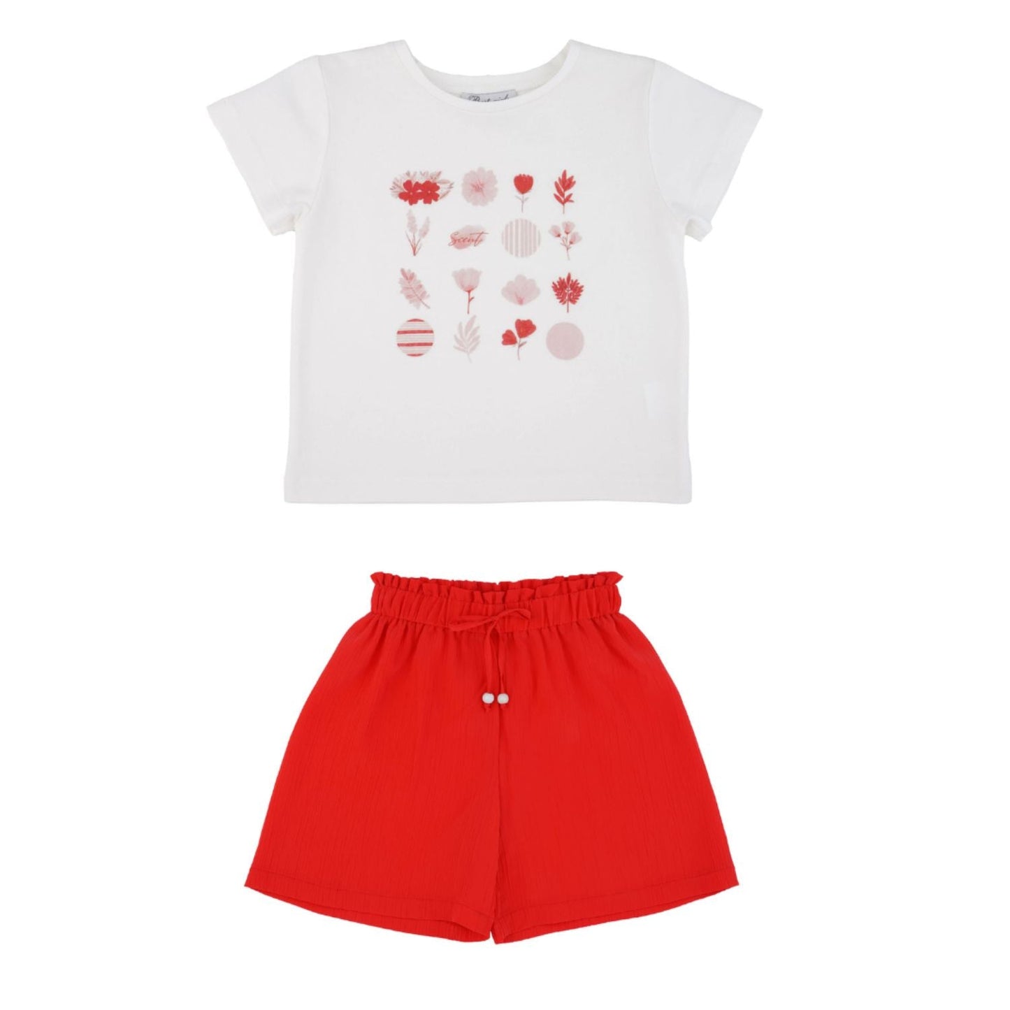 Conjunto casual para niñas con aroma fresco