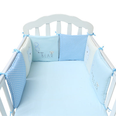 Juego de ropa de cama para bebé Yuanai Fairy Tale con protector de algodón
