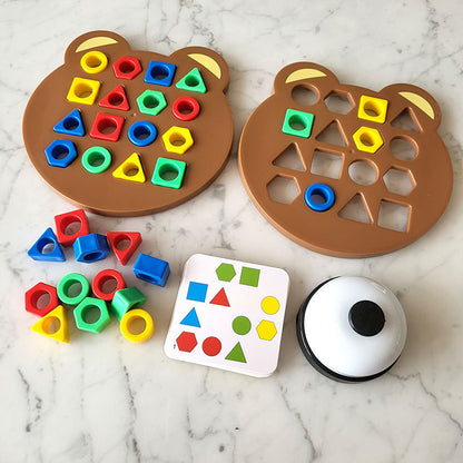 Juego de correspondencia de formas Montessori