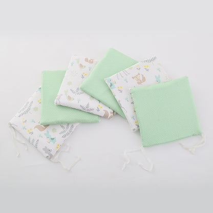 Kit de Circunferencia para Cuna de Bebé de Algodón Anticolisión