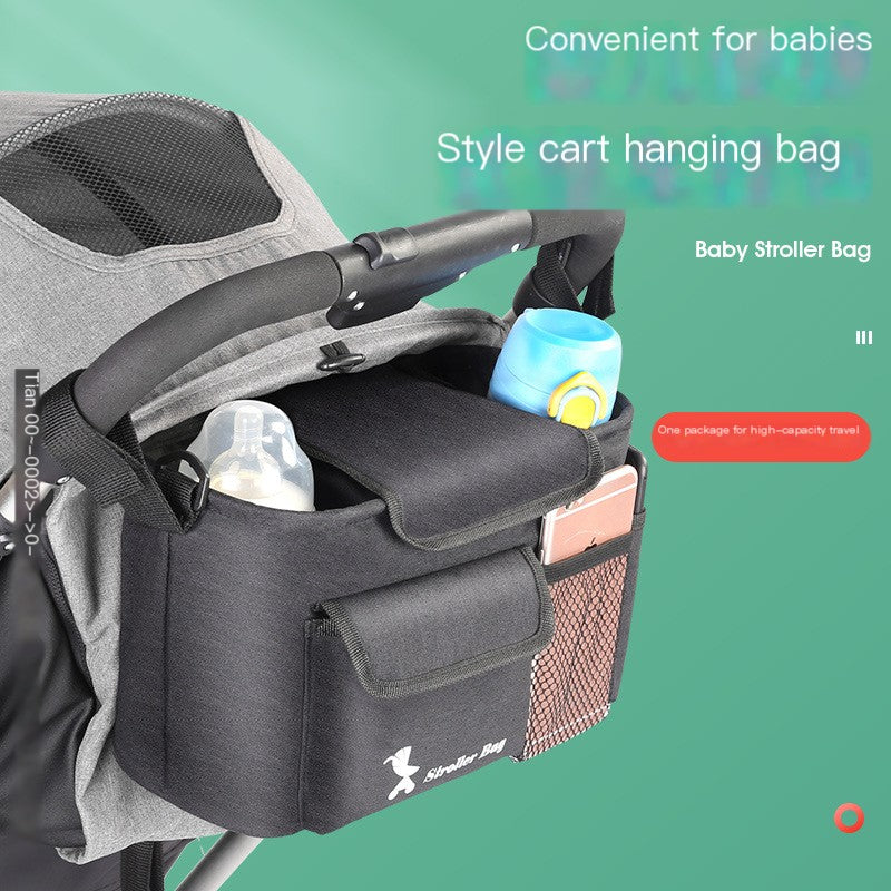 Bolsa organizadora para cochecito de bebé para padres en movimiento