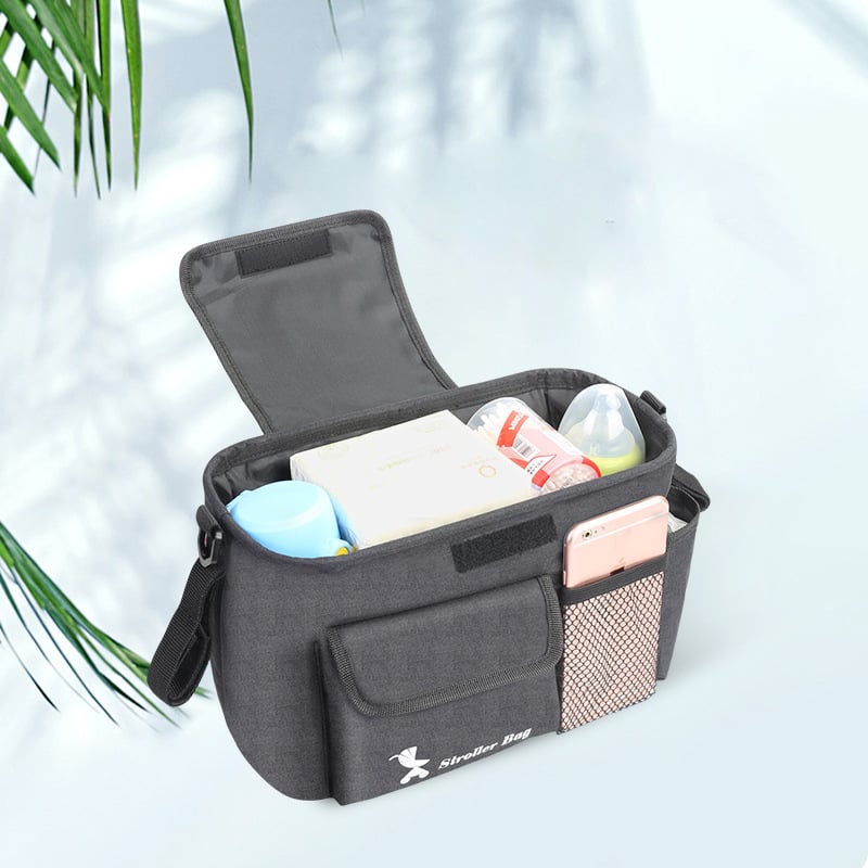 Bolsa organizadora para cochecito de bebé para padres en movimiento