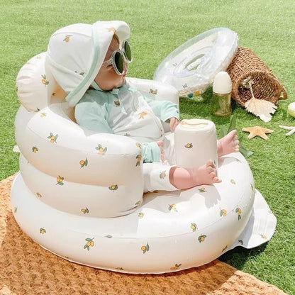 Silla inflable para bebé para comer y bañarse