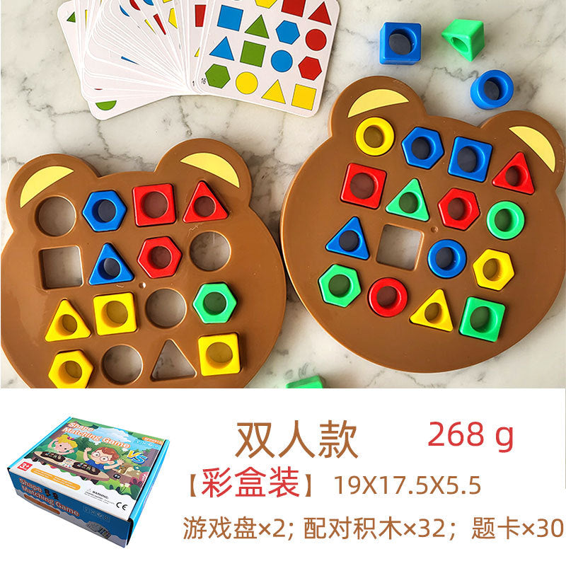 Juego de correspondencia de formas Montessori