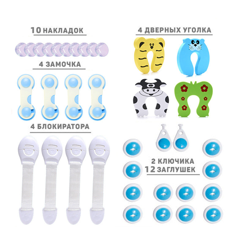 Set de Seguridad Infantil TC20 con Cerraduras y Cubiertas Protectoras