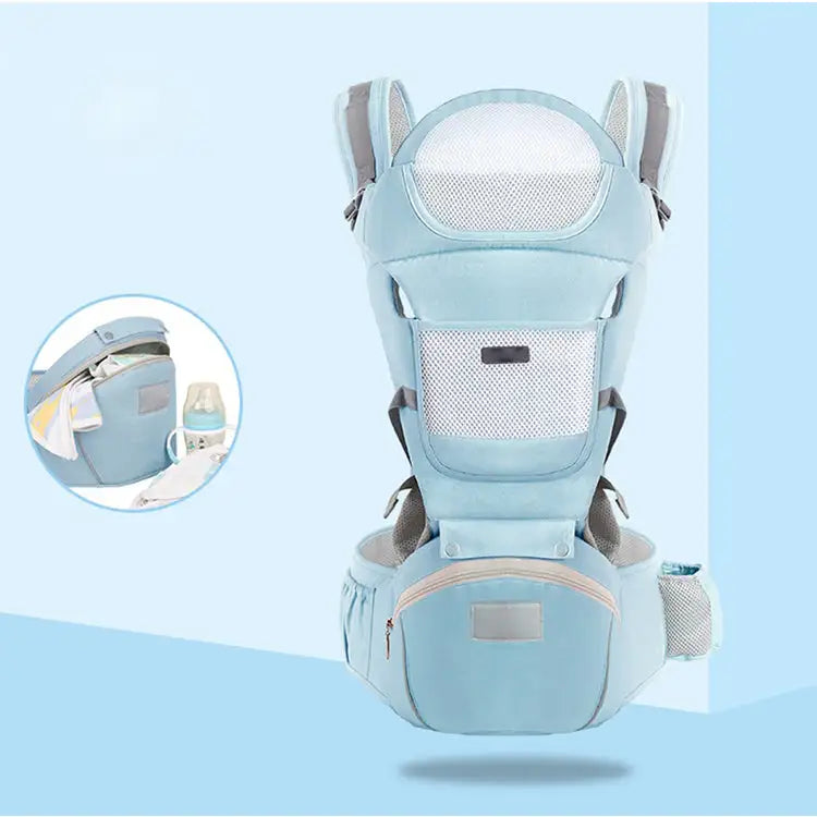 Portabebés Ergonómico con Asiento de Cadera