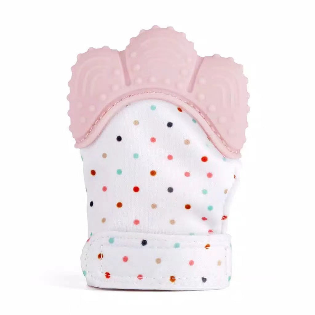 Guantes de Dentición para Bebés - Juguete Mordedor de Silicona