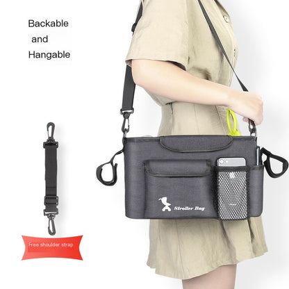 Bolsa organizadora para cochecito de bebé para padres en movimiento